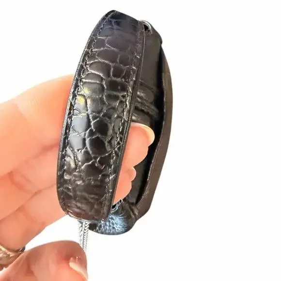 Vintage Brighton Mini Leather Clutch & Shoulder Bag - Picture 7 of 10